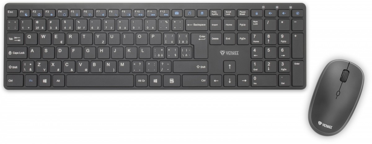 Zestaw bezprzewodowy klawiatura + mysz YKM 2008CS Tibe